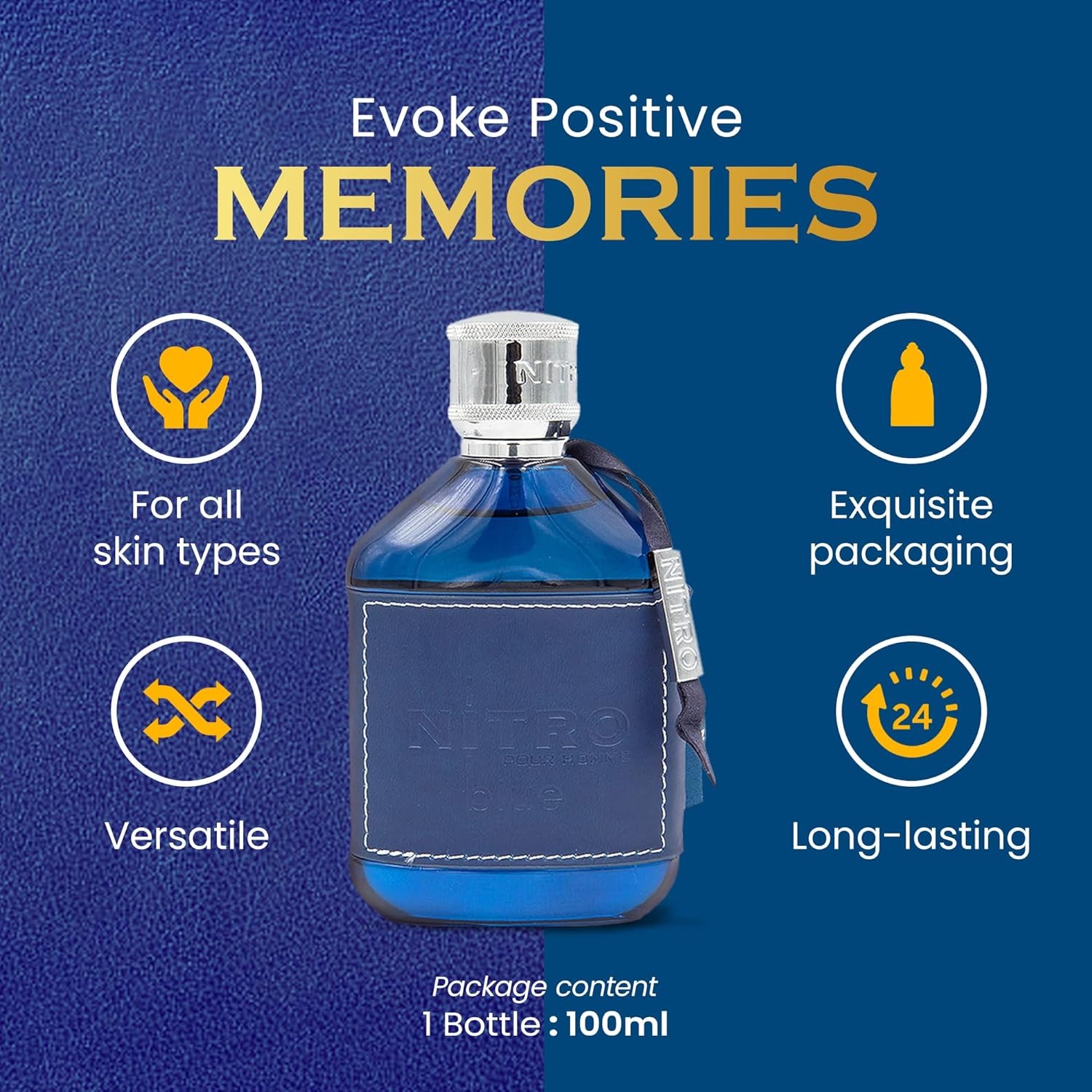 ดูมองต์ ไนโตร บลู 3.4 ออนซ์ โอ - Perfume Fragrance For Men บทวิจารณ์และราคา