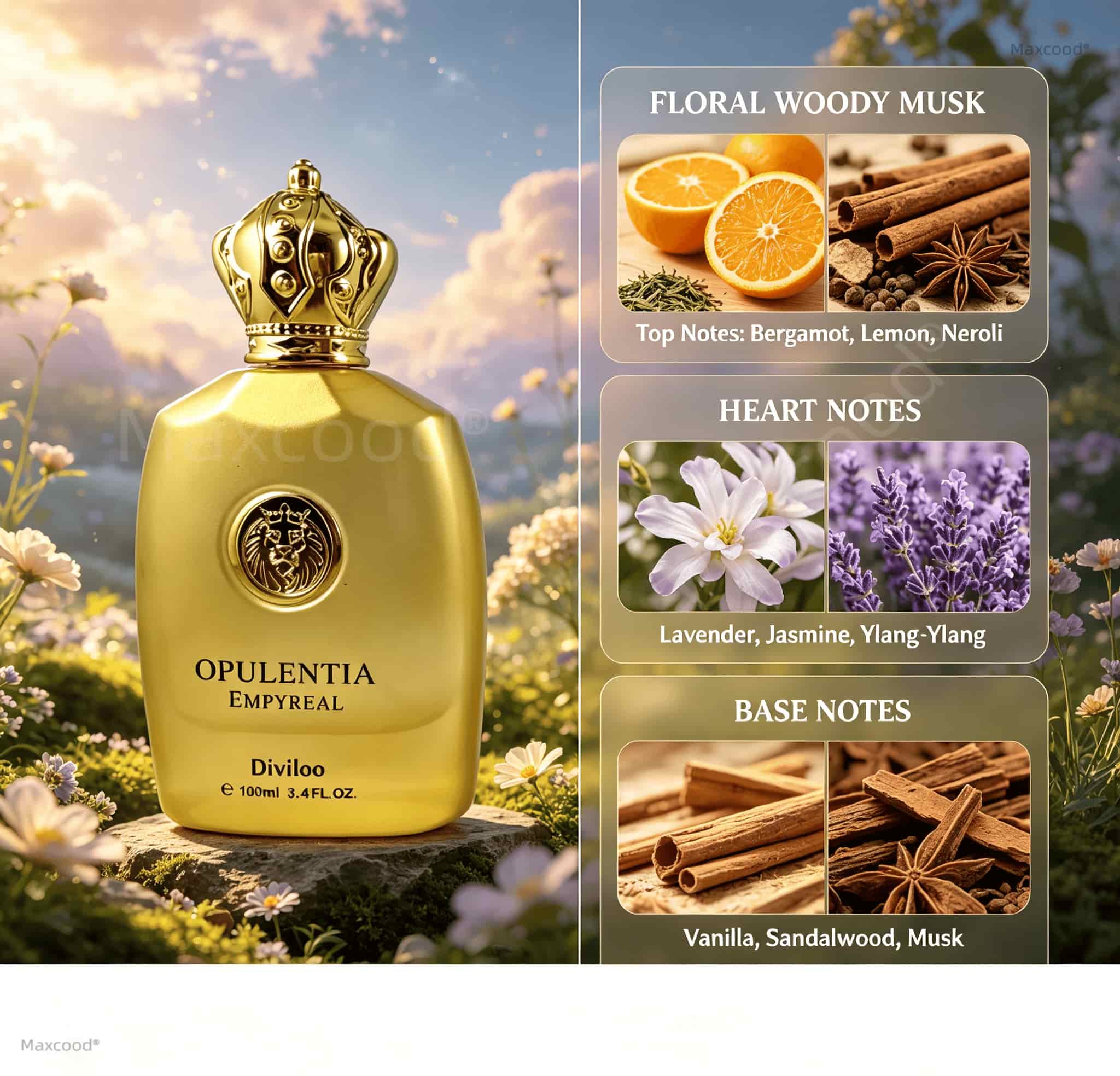 กลิ่นดอกไม้ กลิ่นไม้ และกลิ่นม - Perfume Luxury Fragrance บทวิจารณ์และราคา
